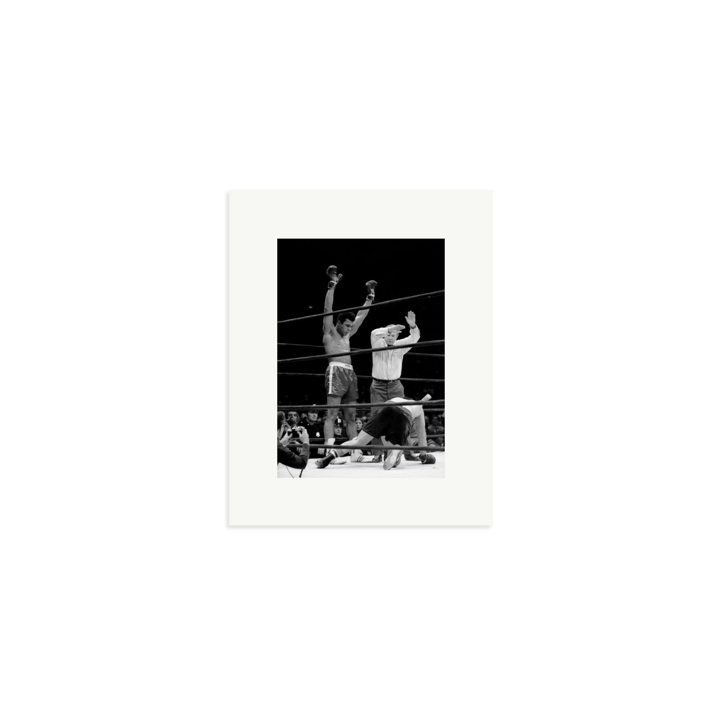 Muhammad Ali Knock Out Framed Print