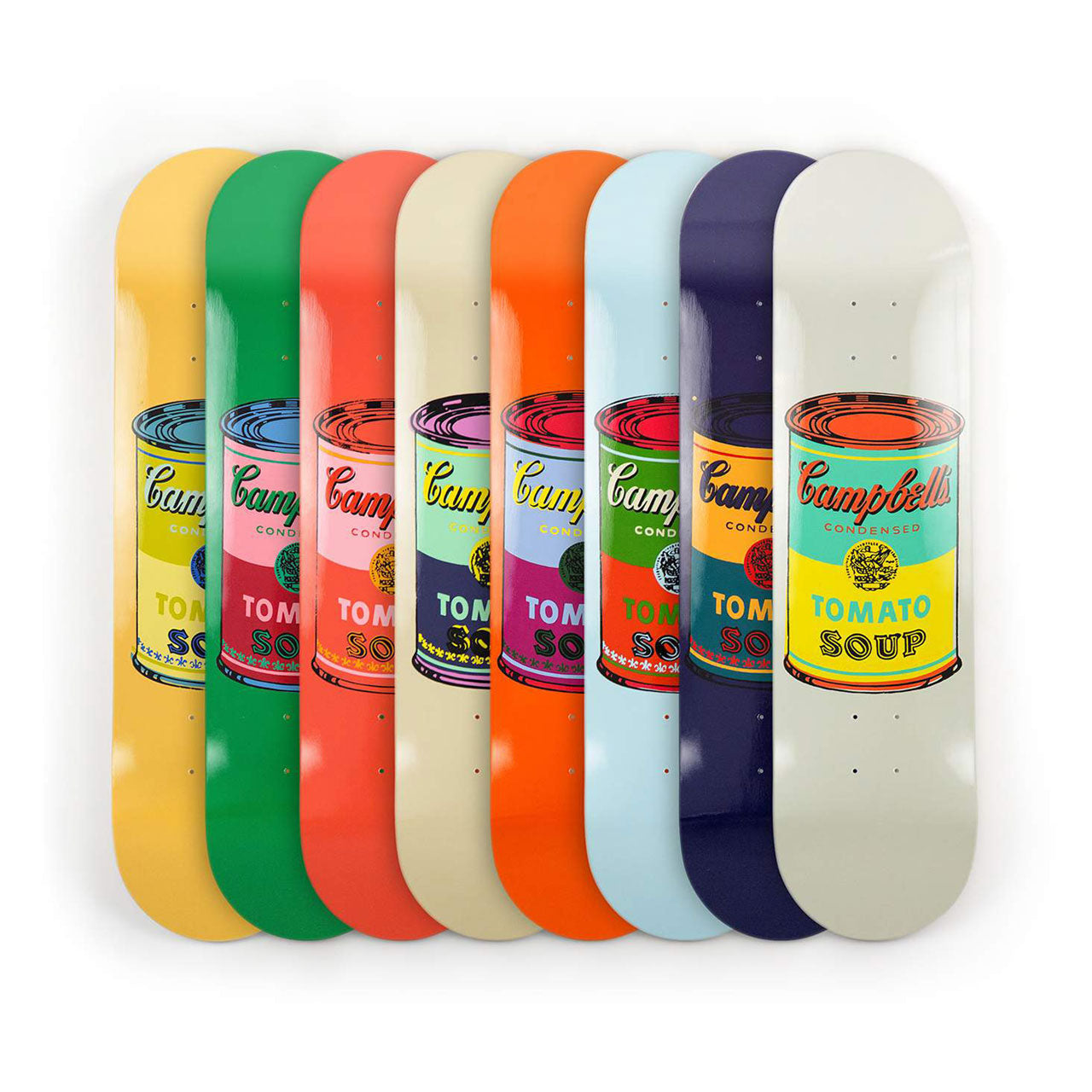 The Skateroom Andy Warhol Colored Campbell's Soup Cans