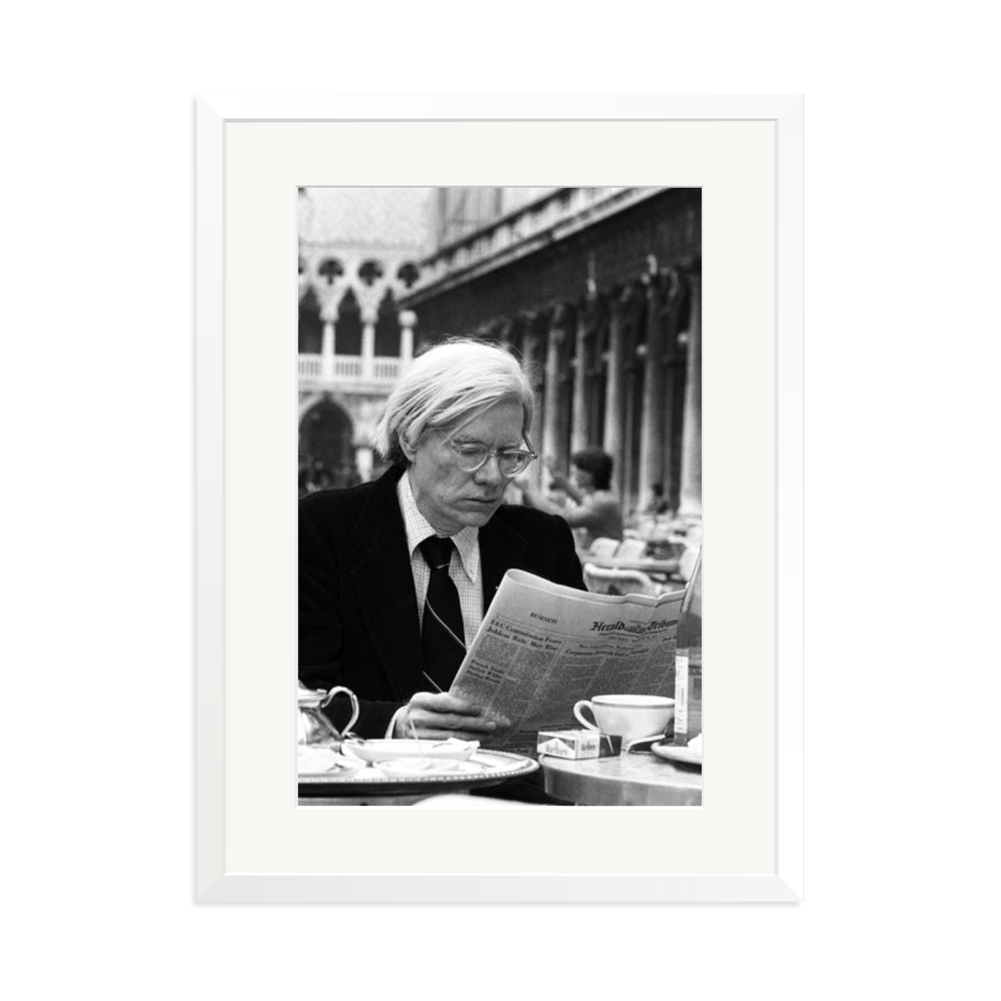Andy Warhol in Venice Framed Print