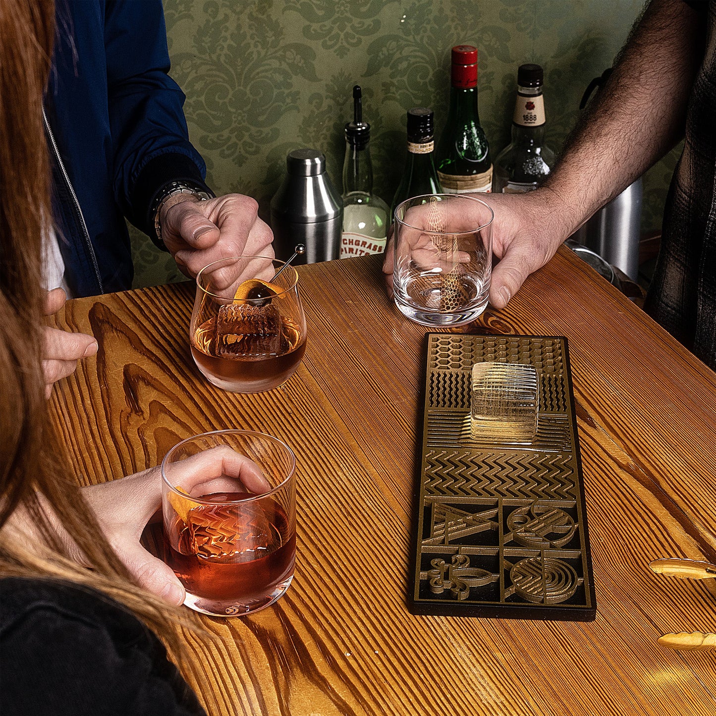 Ash Harbor Patterns Ice Maker Tray