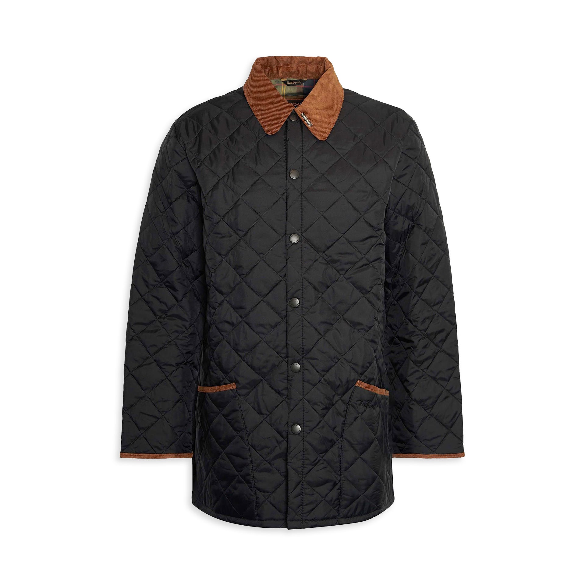 Barbour liddesdale quilted jacket black best sale