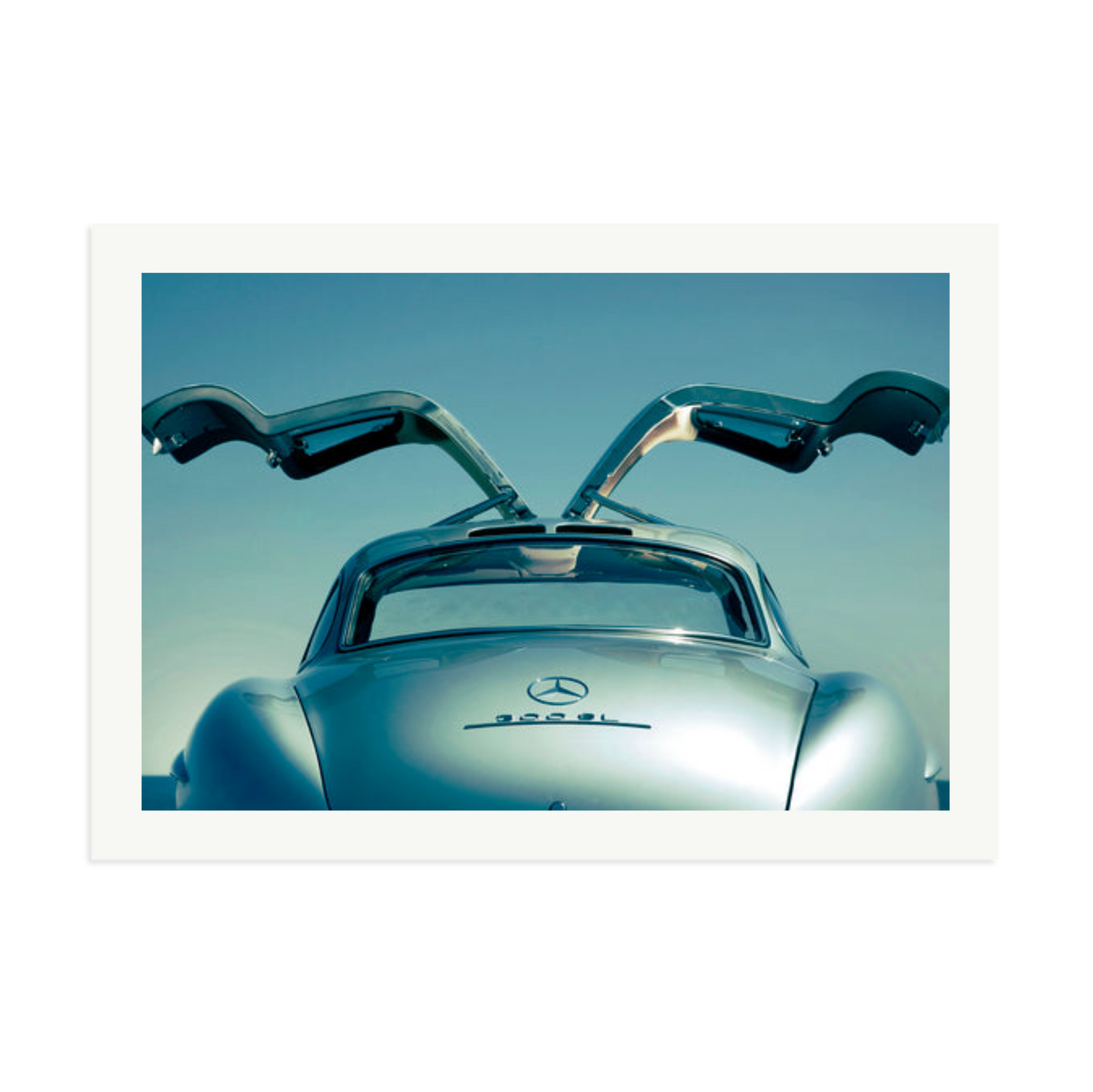 Mercedes Benz 300SL Gullwing Framed Print Print Only XXL