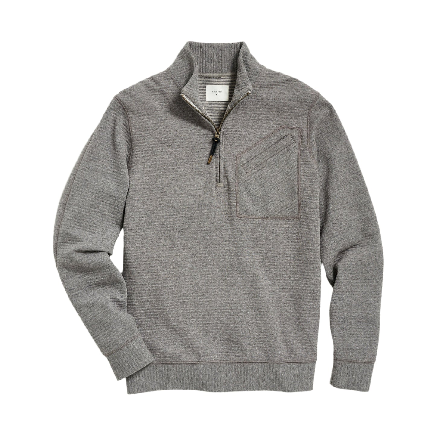Billy Reid Quilted Half Zip