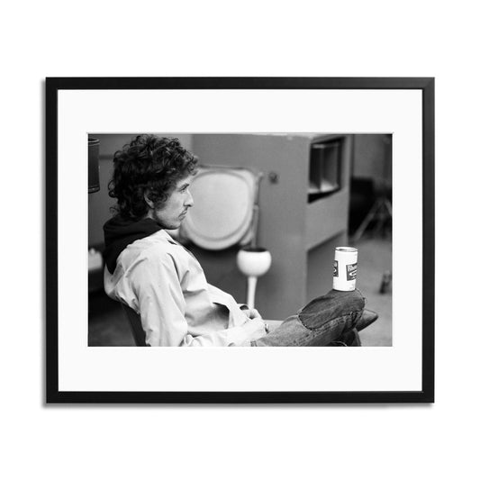 Bob Dylan At Atlantic Studios Framed Print