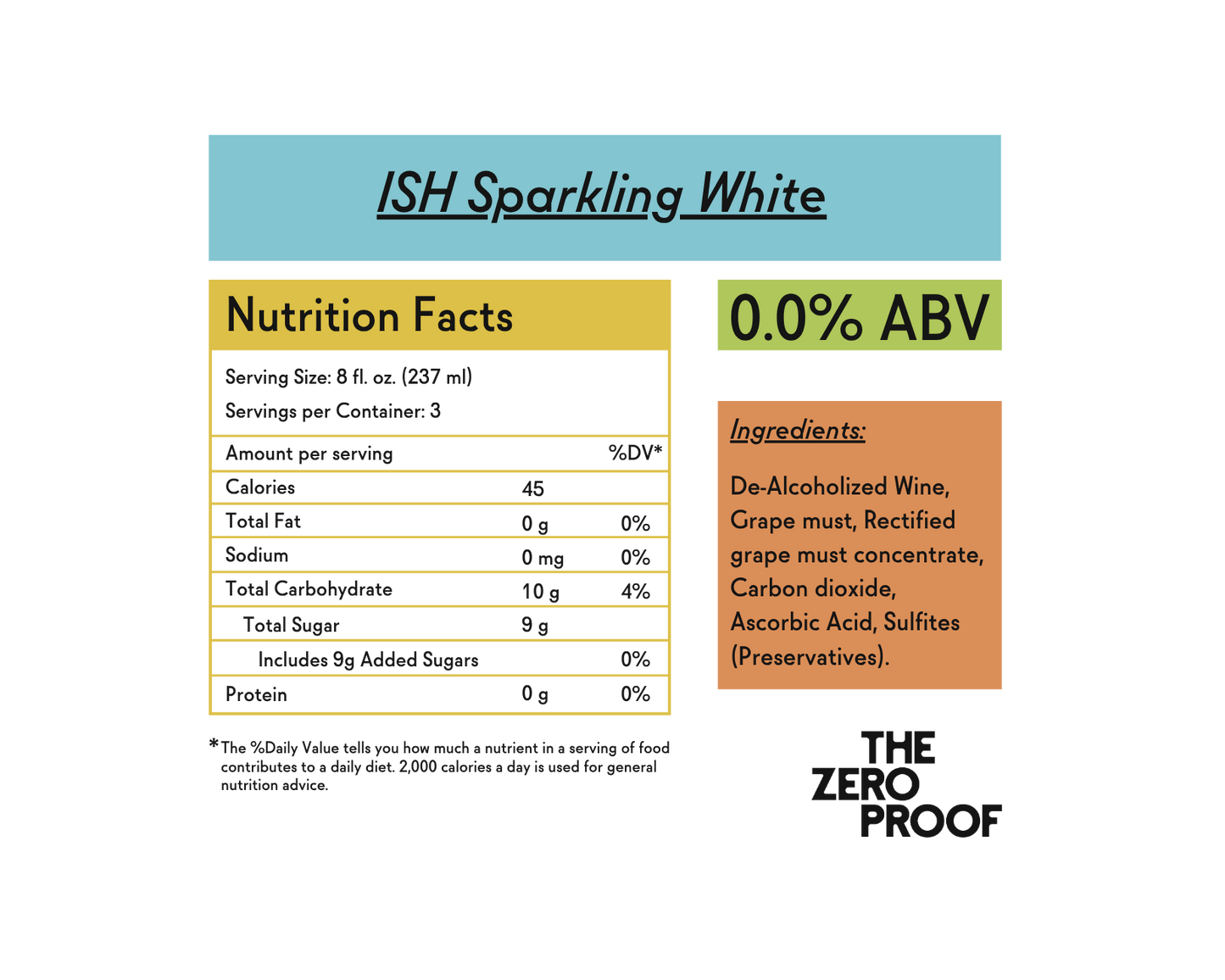 Château del ISH Non-Alcoholic Sparkling White Wine