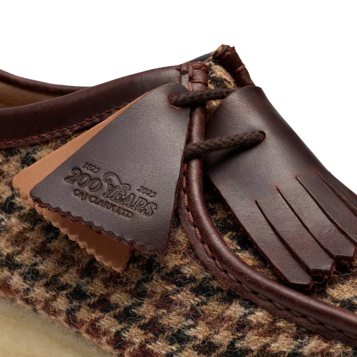 Clarks Tweed Houndstooth Wallabees