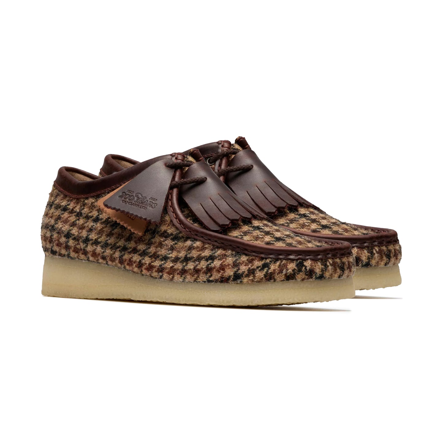 Clarks Tweed Houndstooth Wallabees