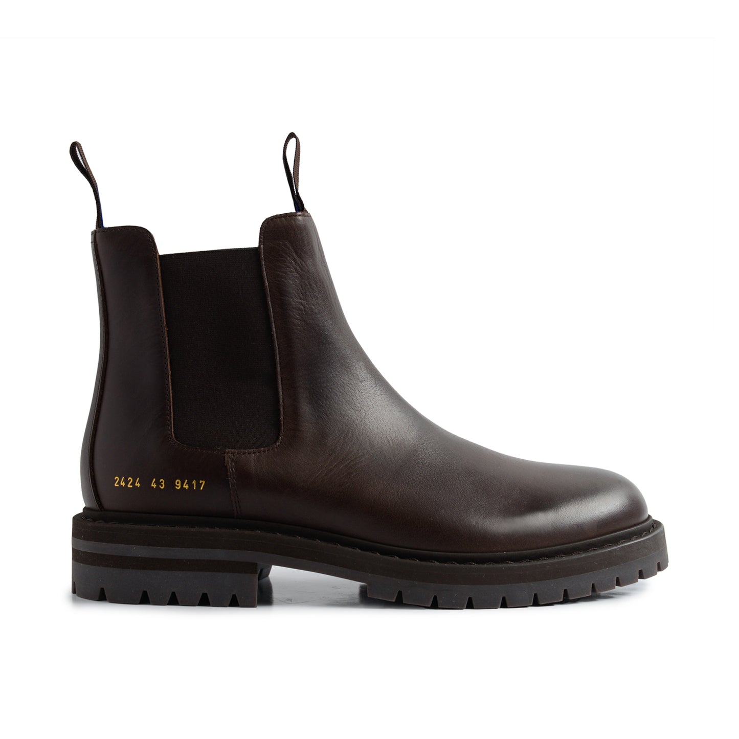 Common Projects Full Leather Chelsea Boots