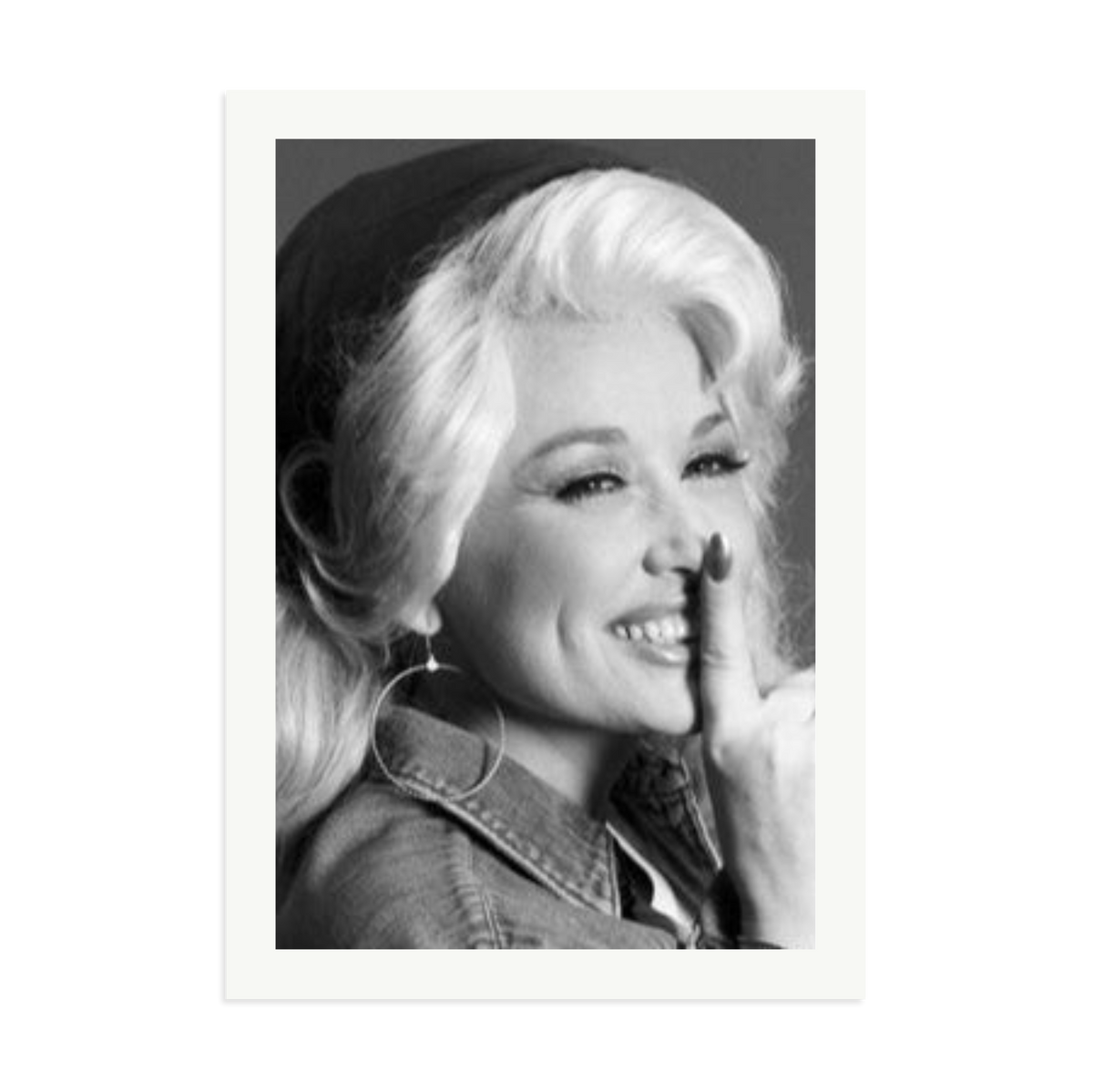 Dolly Parton in the Studio Print Only XXL