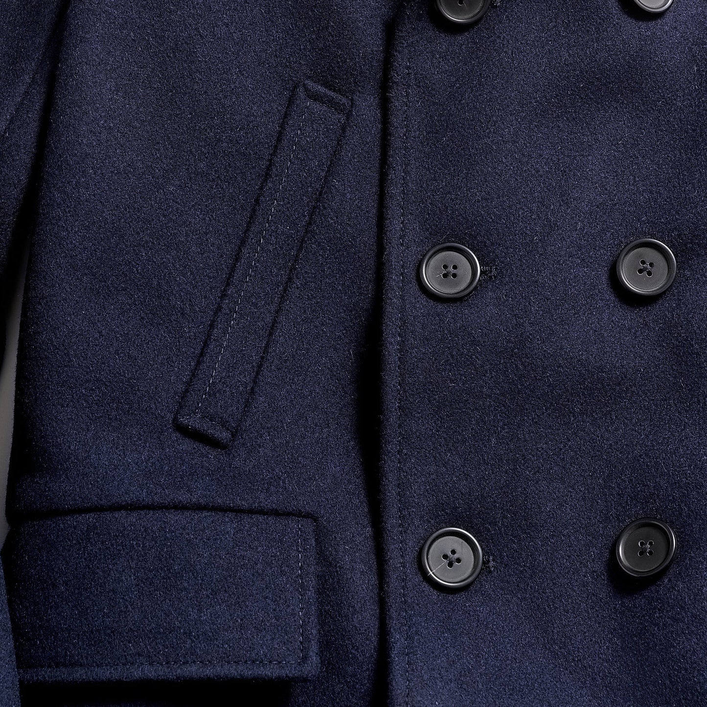 Billy Reid Navy Bond Peacoat