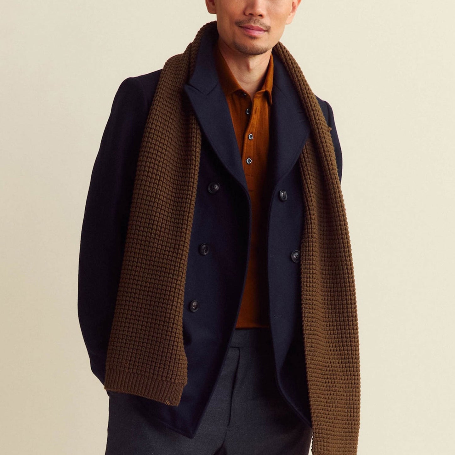 Billy Reid Navy Bond Peacoat