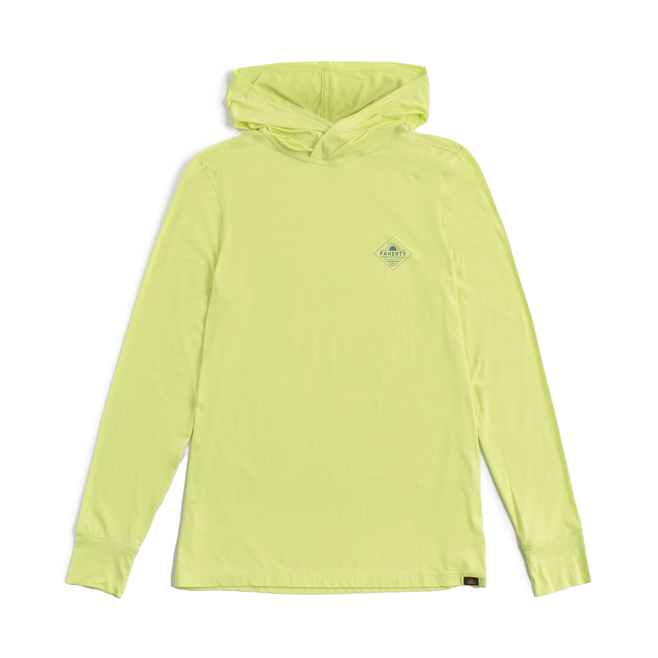 Faherty All Day Air UPF Hoodie Bright Lemon / Large