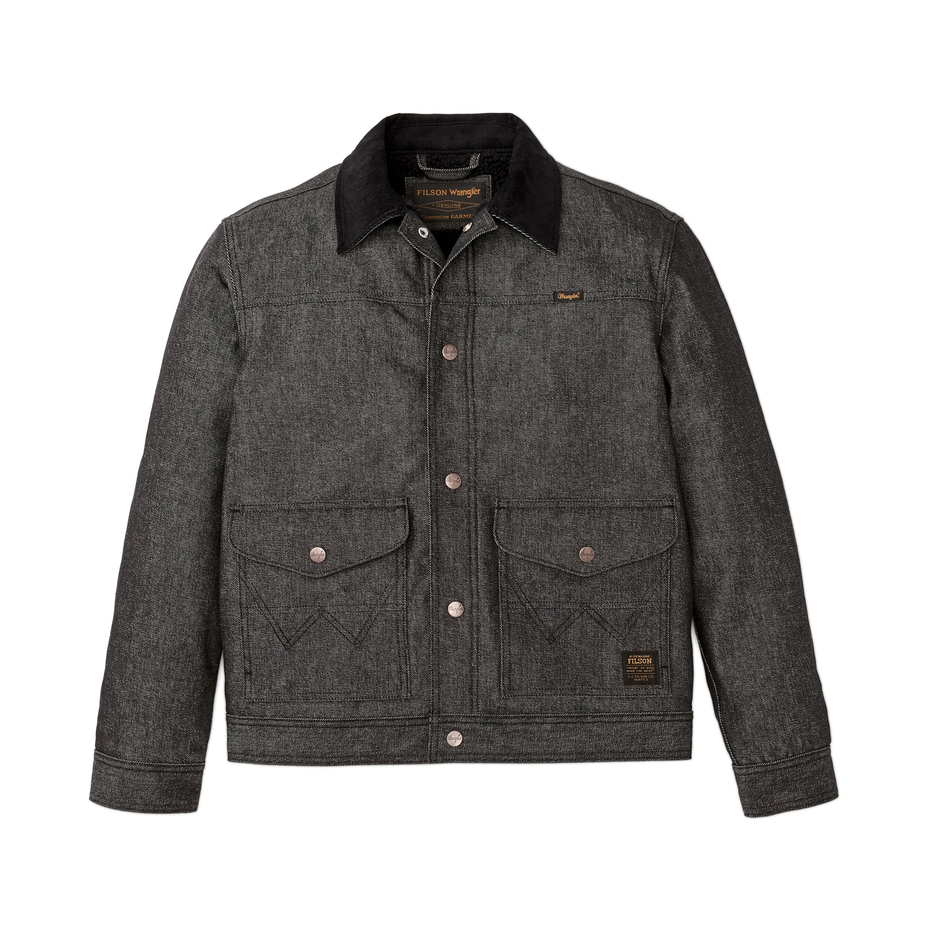 Filson x Wrangler Denim Work Jacket | Uncrate Supply