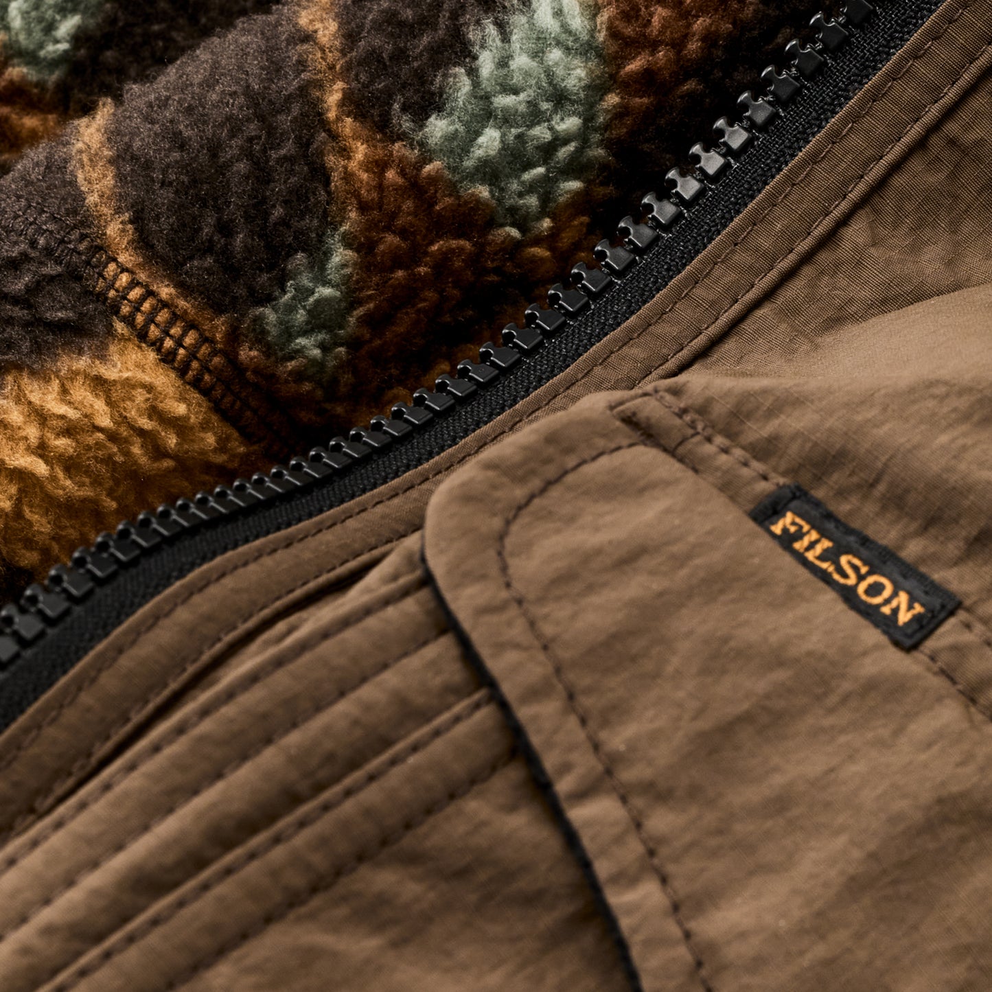 Filson Reversible Pile Fleece Jacket