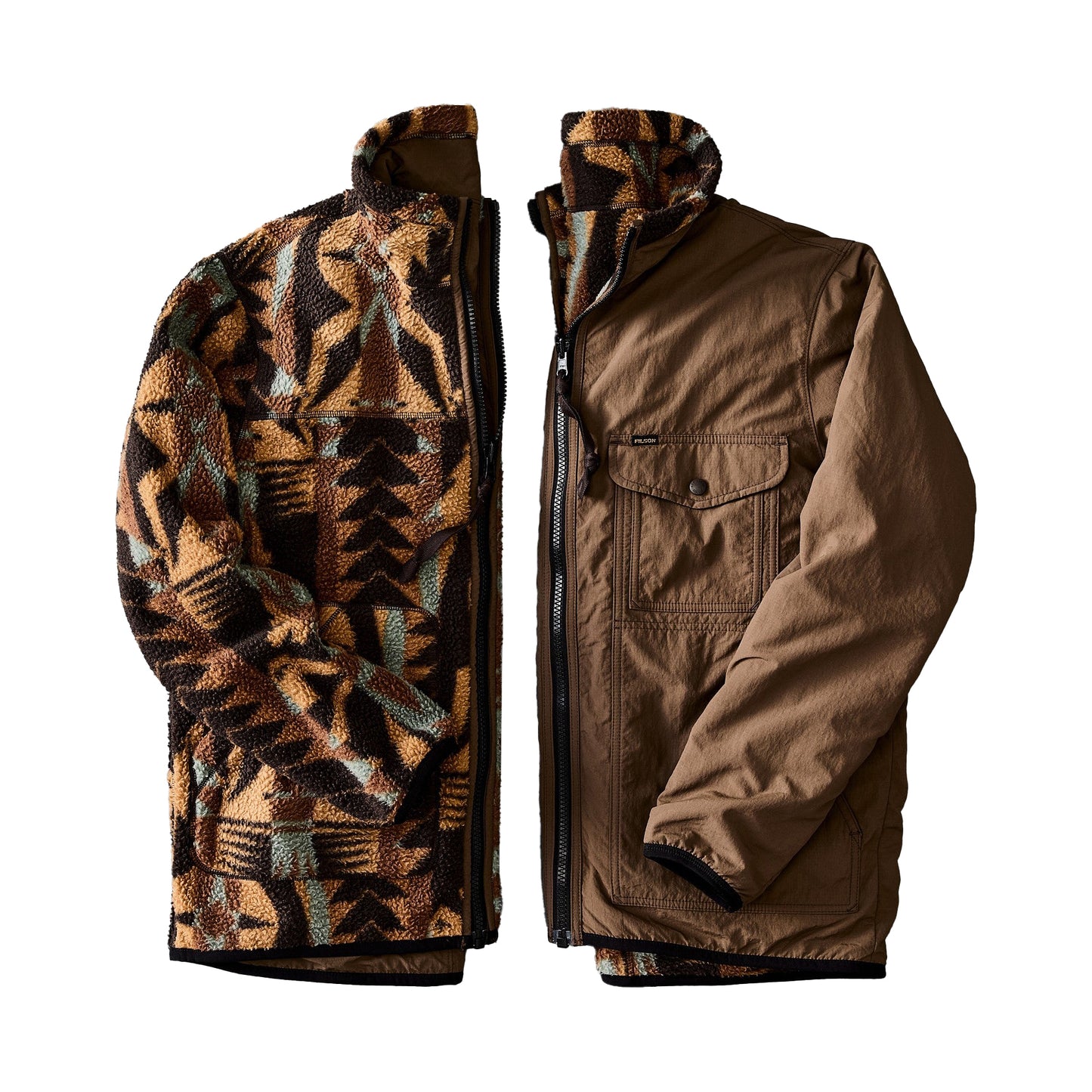 Filson Reversible Pile Fleece Jacket