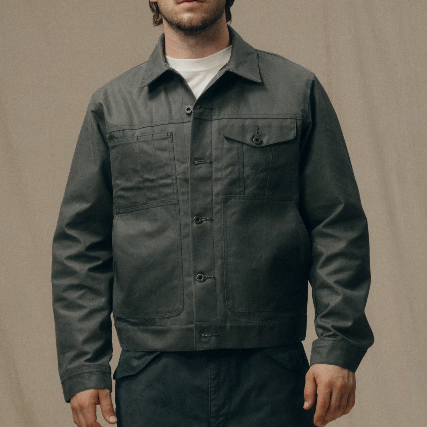 Filson Tin Cloth Short Lined Cruiser Jacke