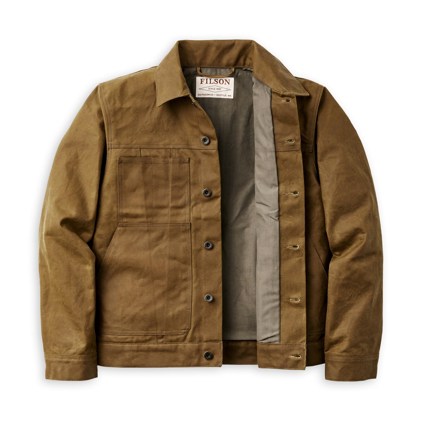 Filson Tin Cloth Short Lined Cruiser Jacke
