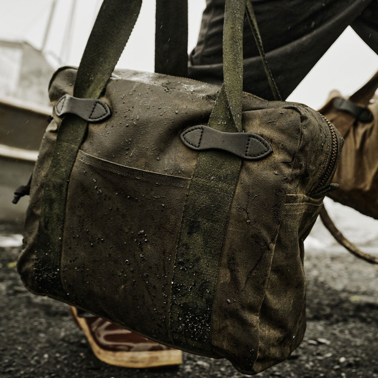 Filson Tin Cloth Tote Bag