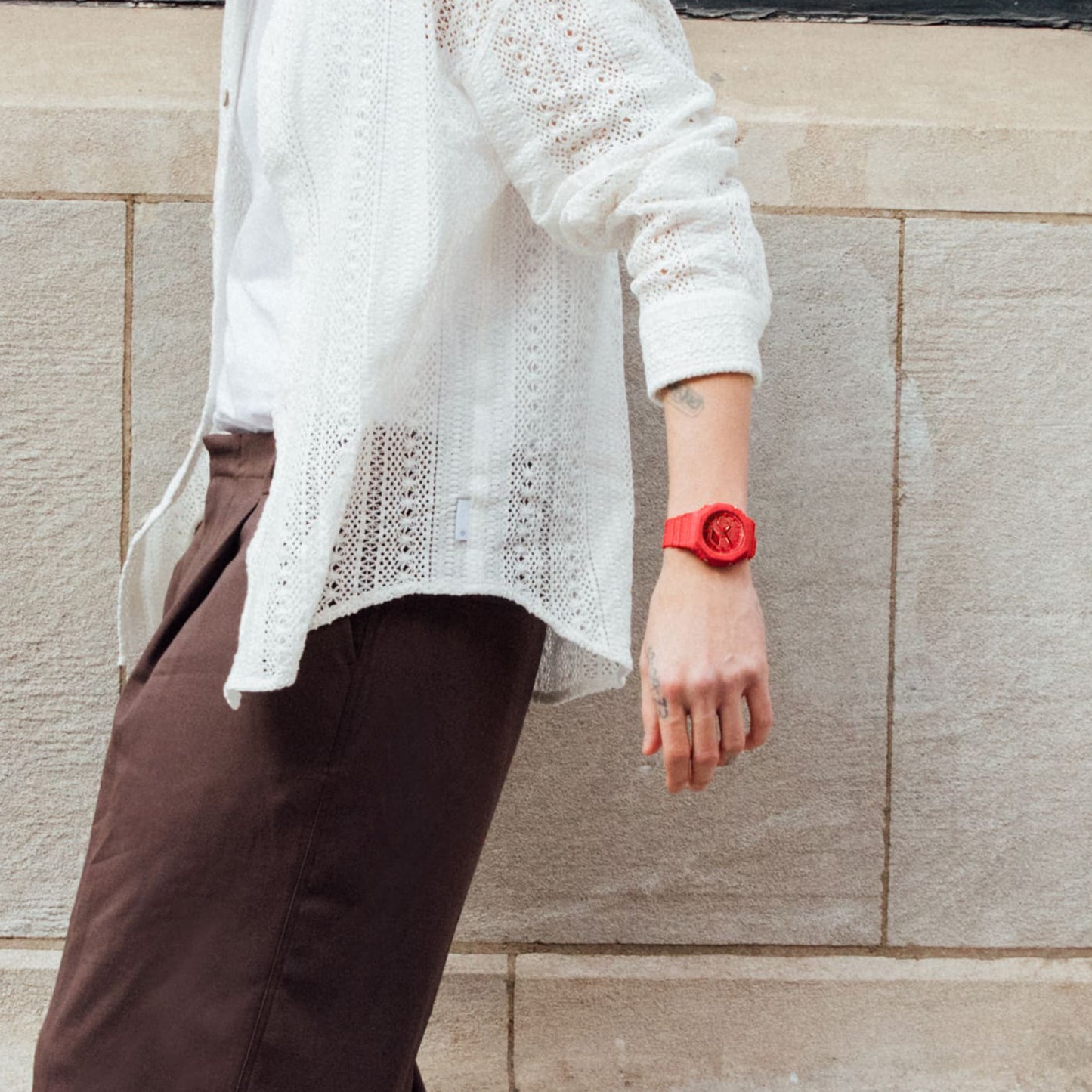 G-Shock 2100 Series All Red Ani-Digi Watch