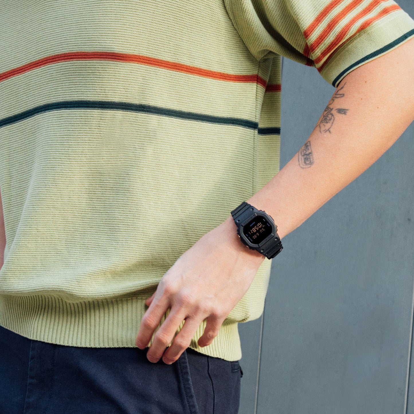 G-Shock Square All Black Digital Watch