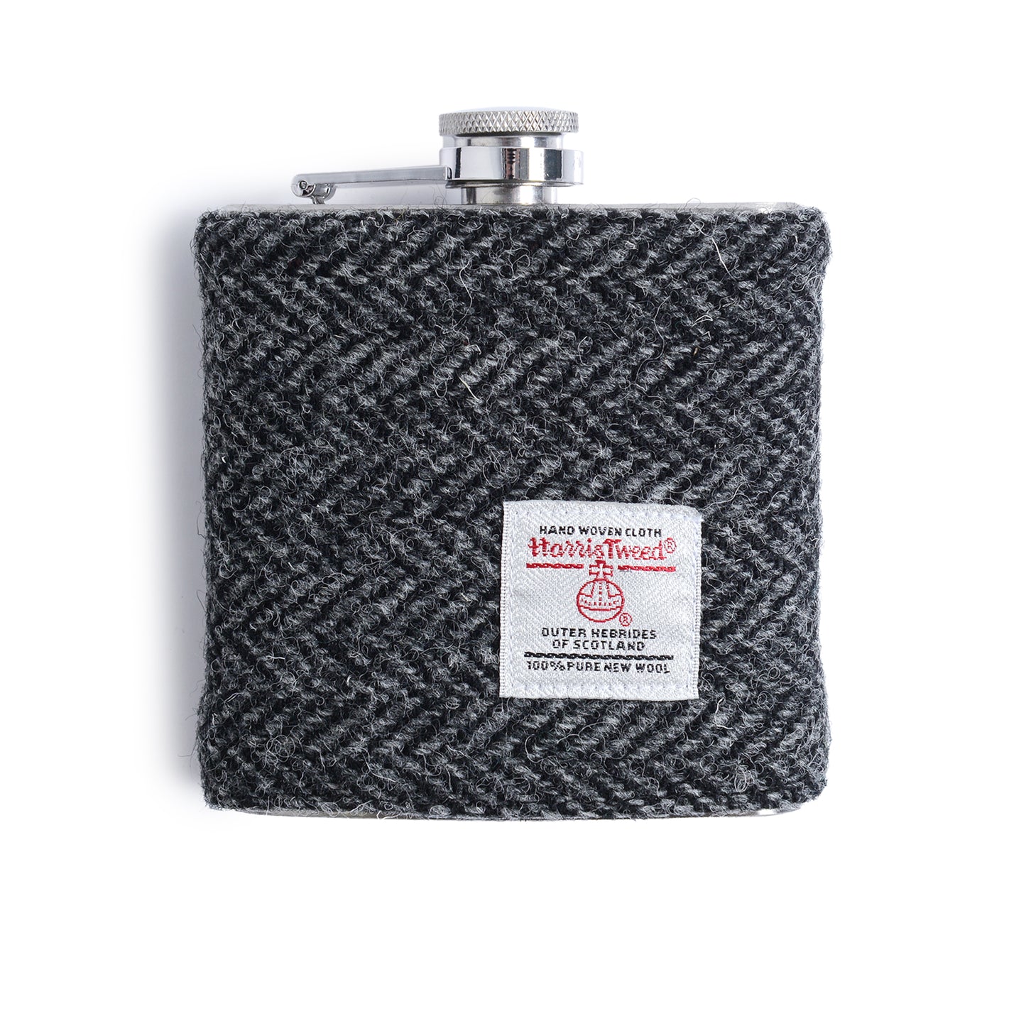 Harris Tweed Hip Flask