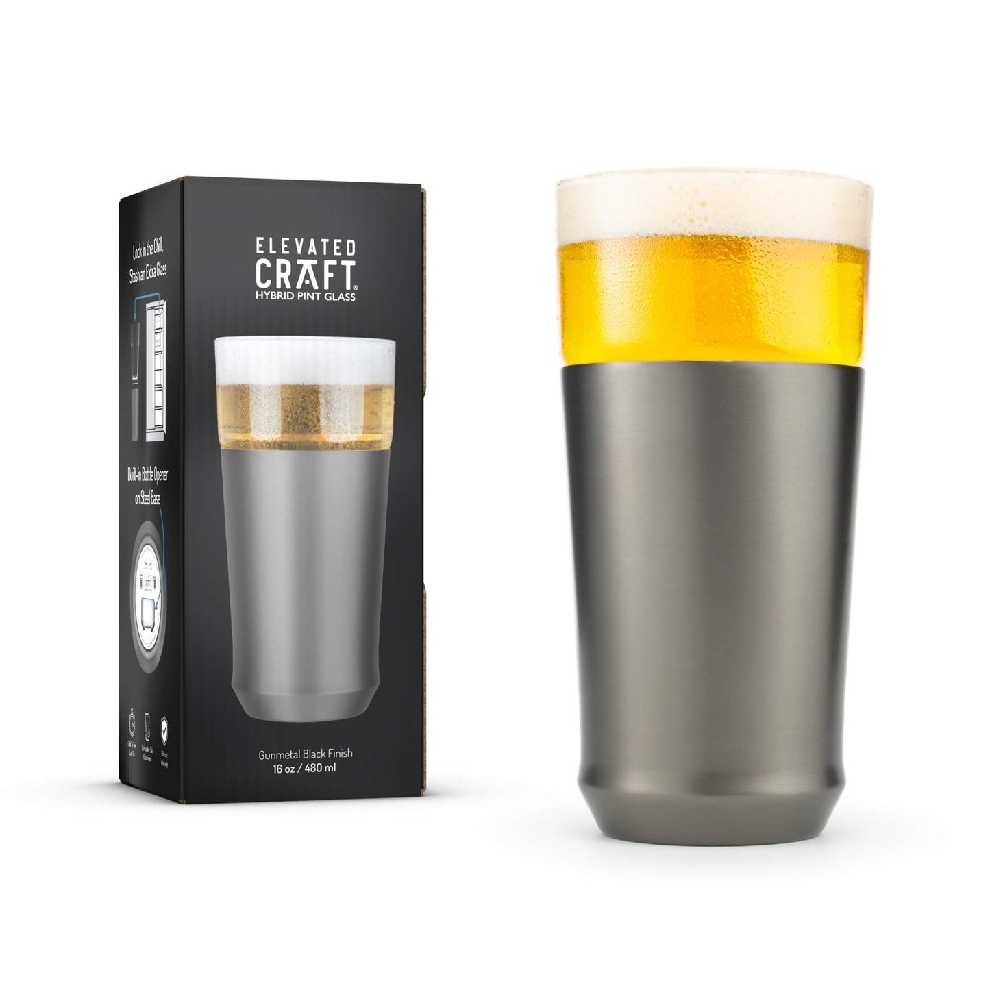 Elevated Craft Hybrid Pint Glass