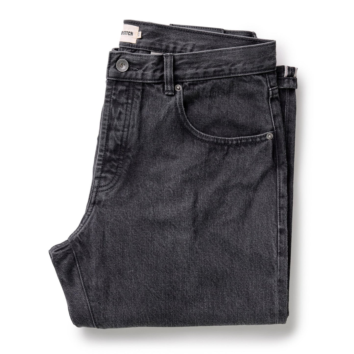 Taylor Stitch Washed Organic Selvedge Democratic Jeans