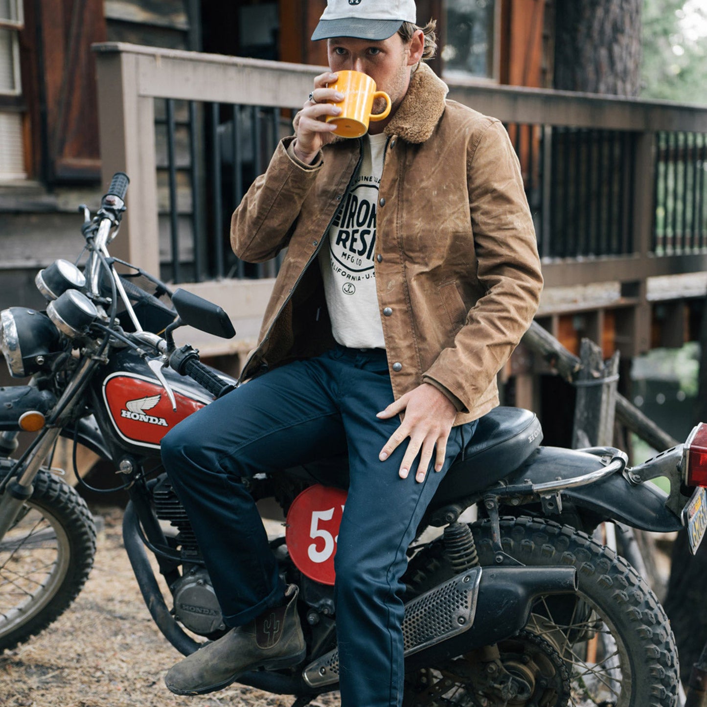 Iron & Resin Waxed Nautilus Jacket