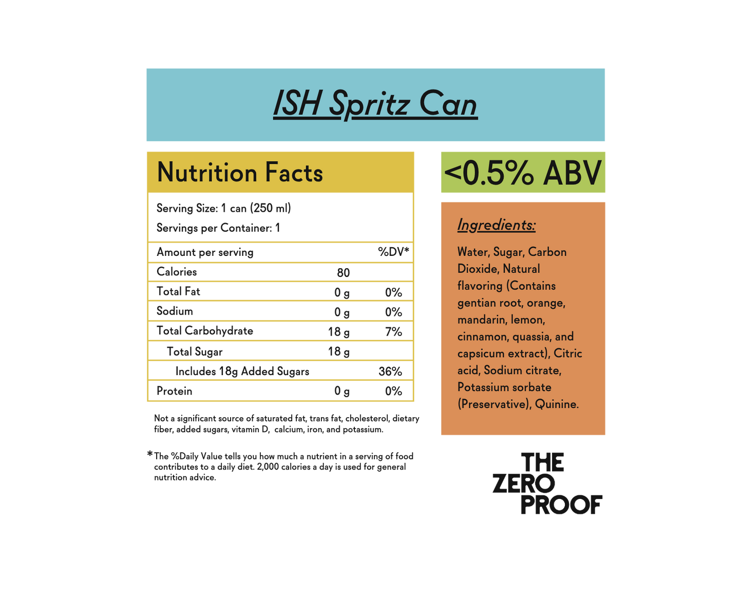 ISH Spritz Non-Alcoholic Cocktail