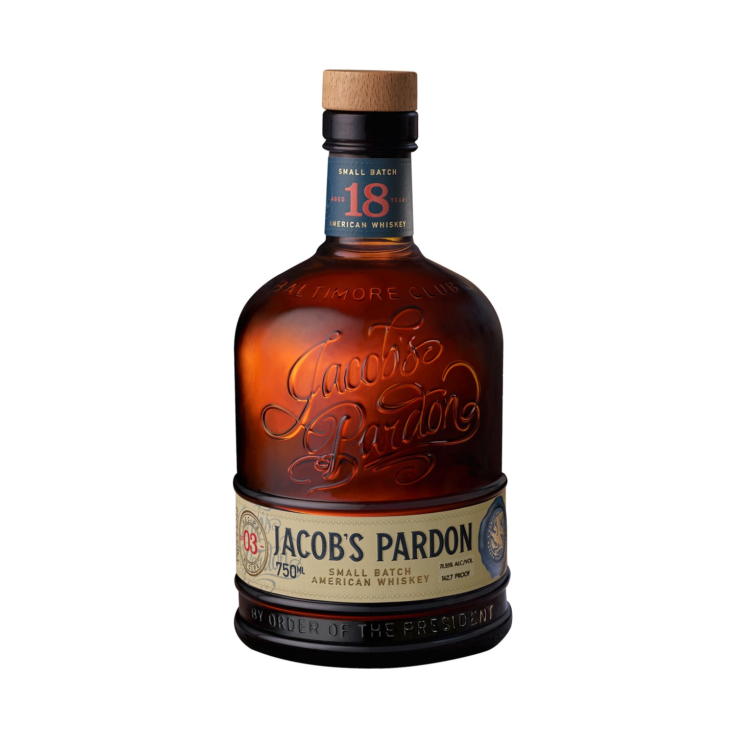 Jacob's Pardon Small Batch Recipe #3 Light Whiskey