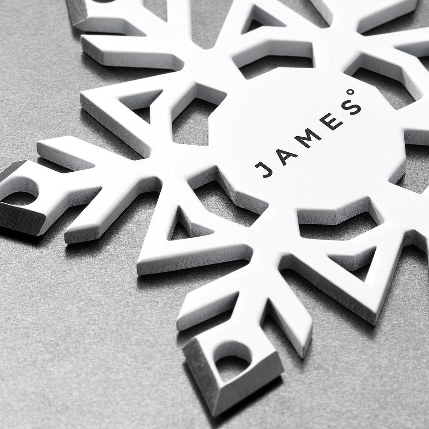 James Brand Throwflake Christmas Ornament