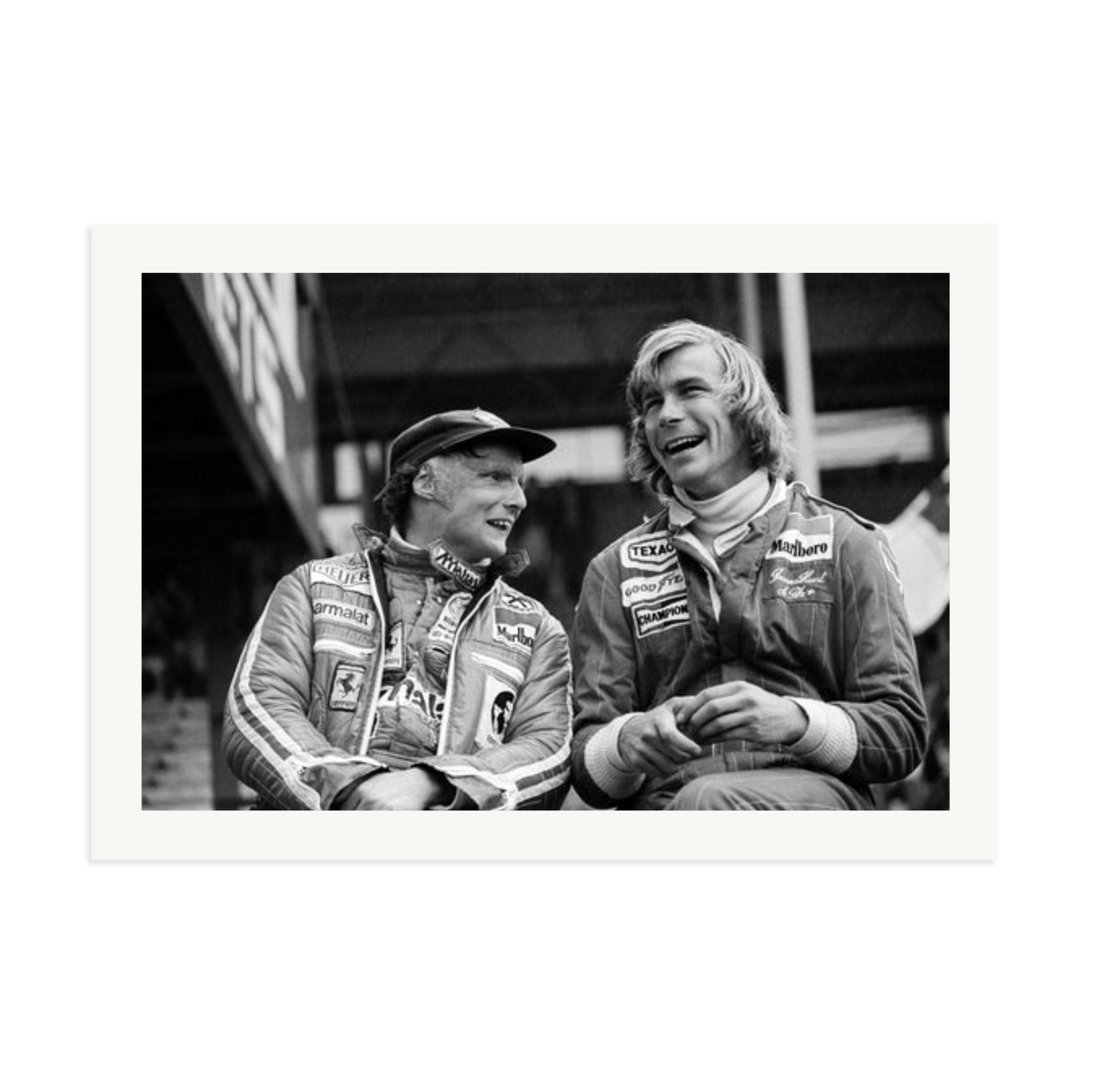 Lauda and Hunt Framed Print