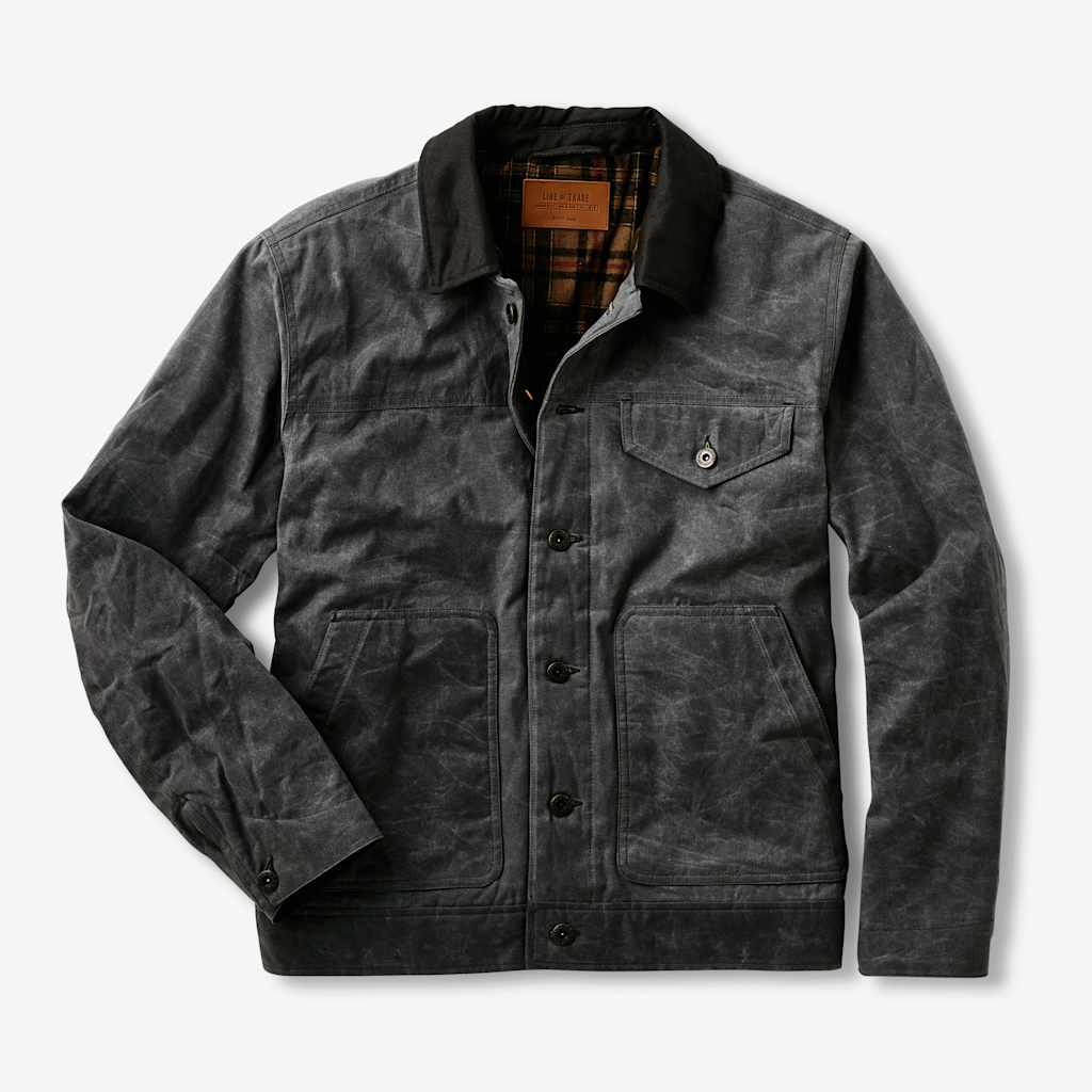 Line of Trade Waxed Ranch Jacket Iron Gray