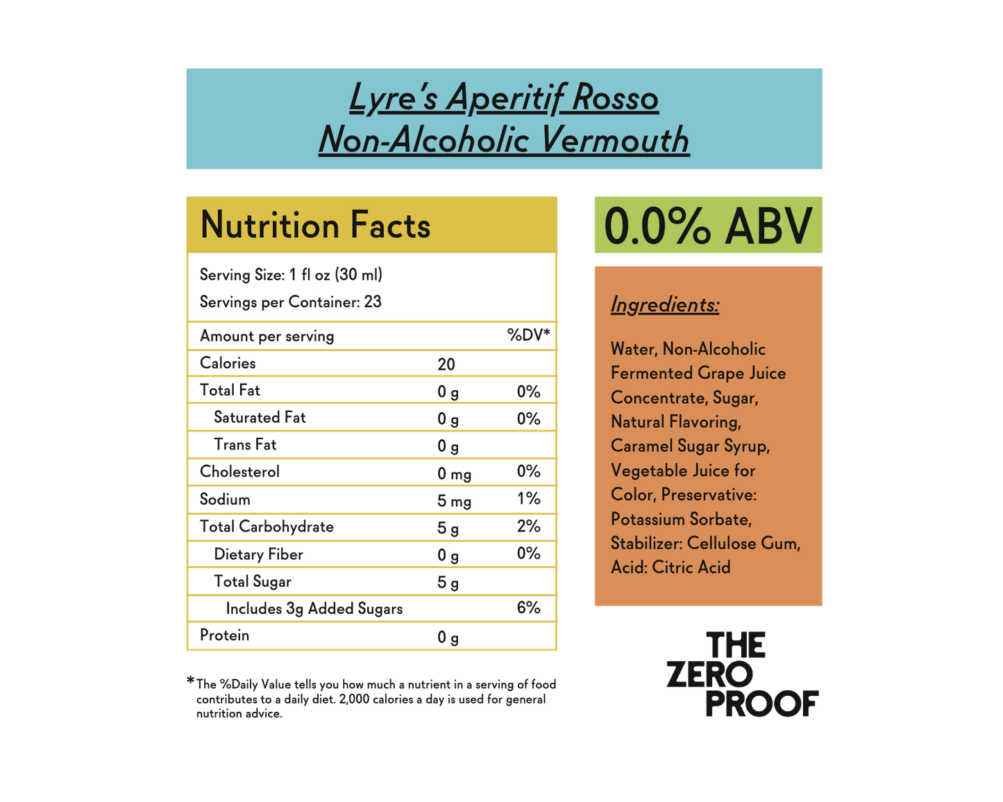 Lyre’s Aperitif Rosso Non-Alcoholic Vermouth