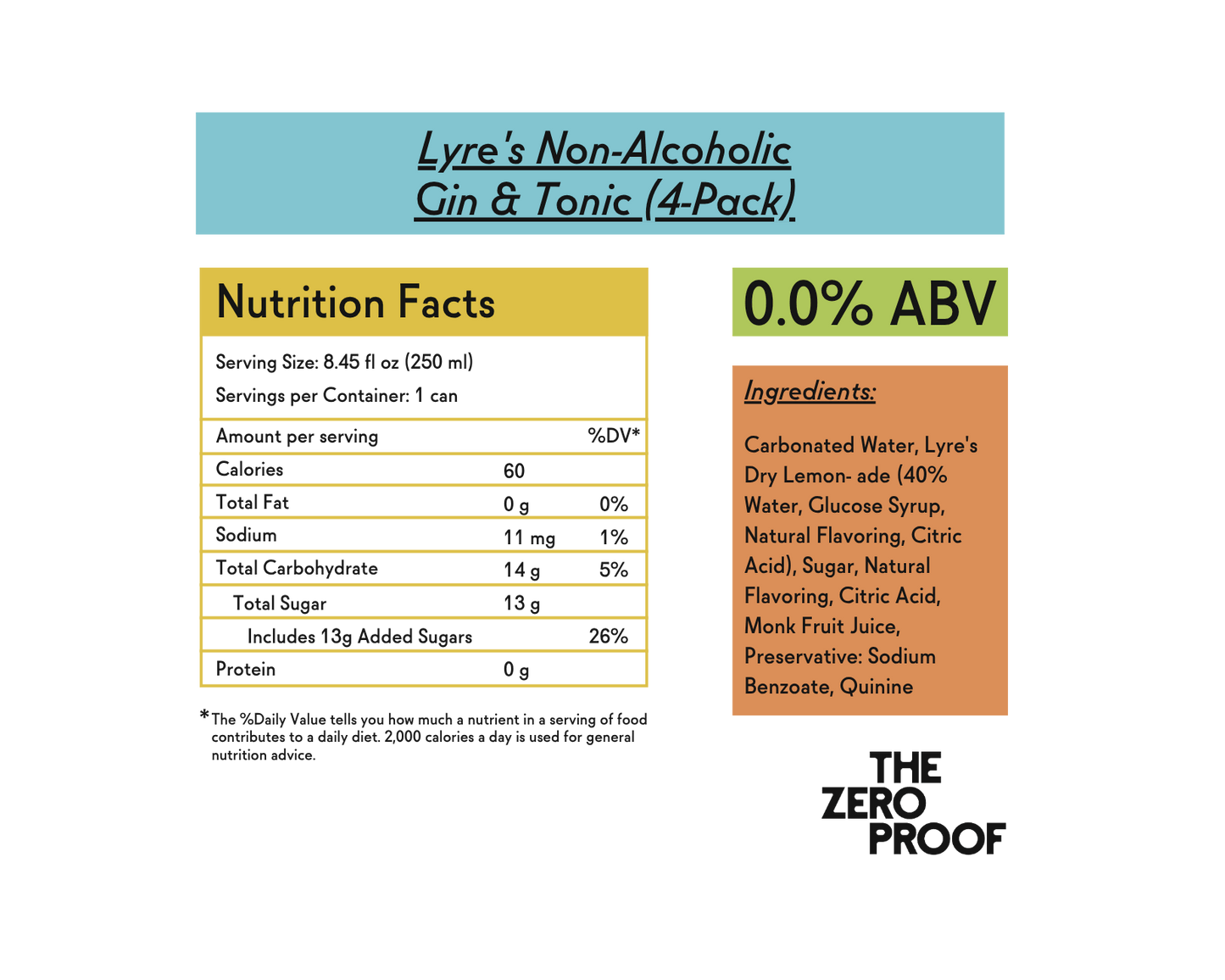 Lyre's Non-Alcoholic Gin & Tonic