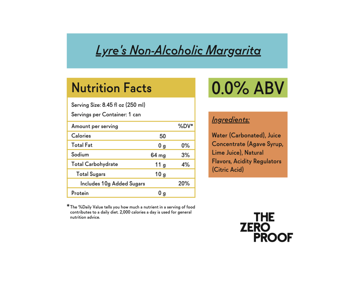 Lyre's Ready-to-Drink Non-Alcoholic Margarita