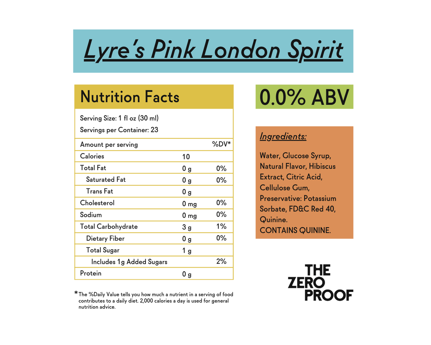 Lyre's Pink London Spirit Non-Alcoholic Gin