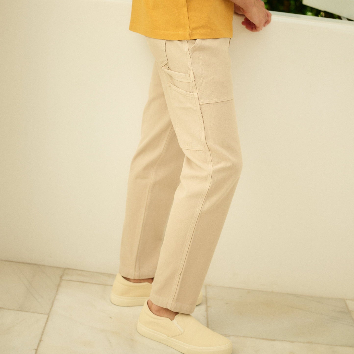 Road to Nowhere Men’s Leigh Workwear Pant in Garment Dyed Recycled Cotton