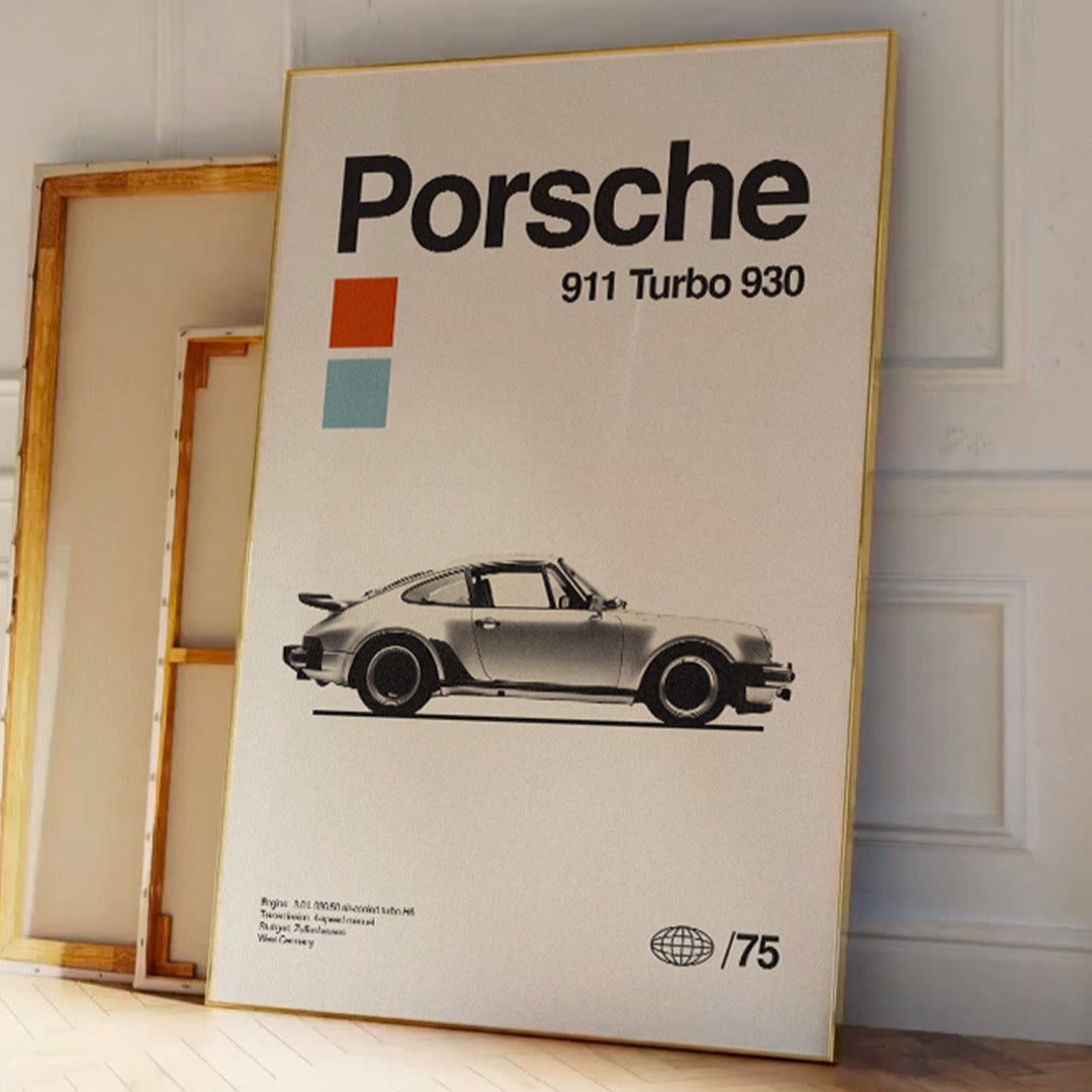 Porsche 911 Turbo 930 Poster