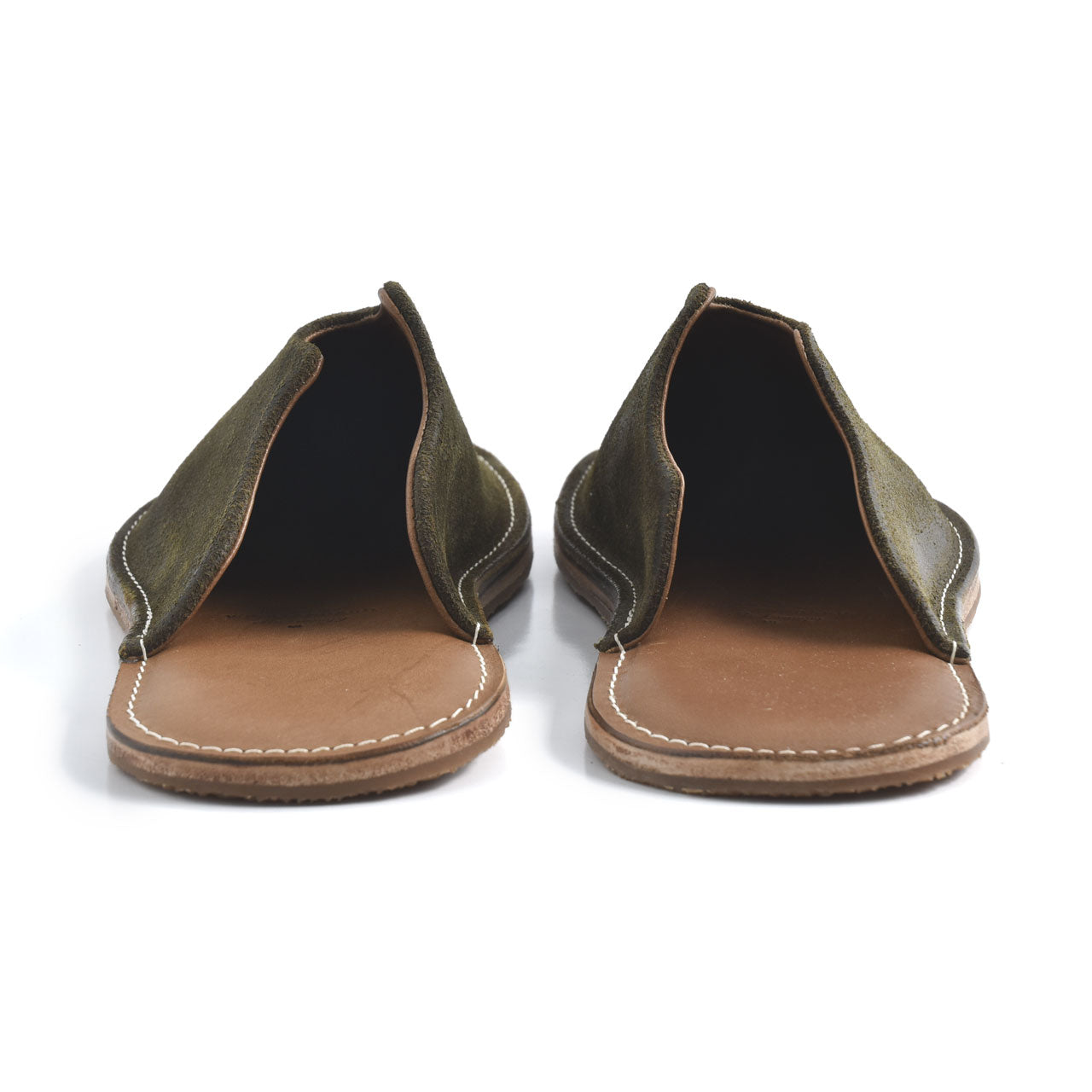 Mr. Grumpy Leather Slippers