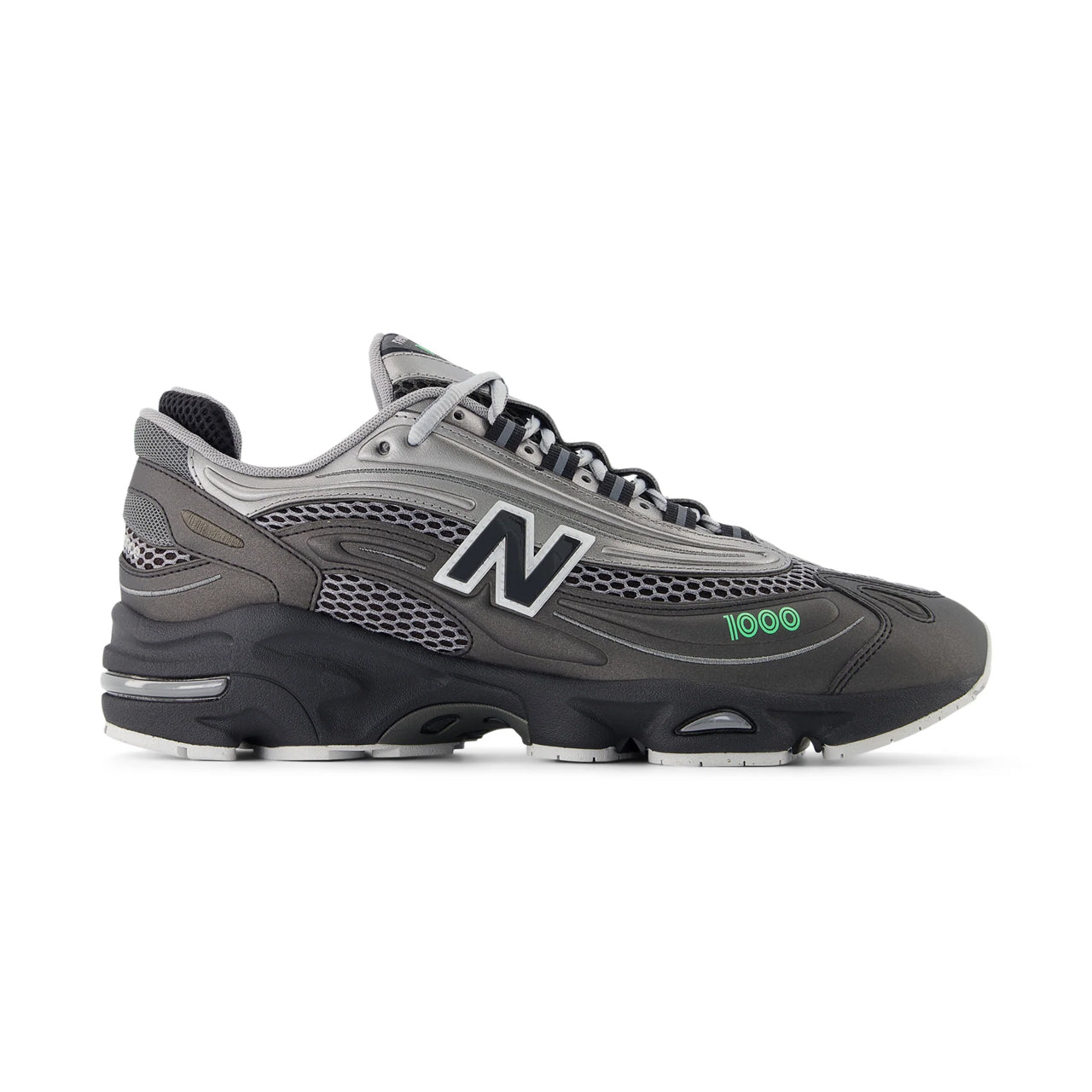 New Balance 1000 Black Silver Sneakers Uncrate Supply