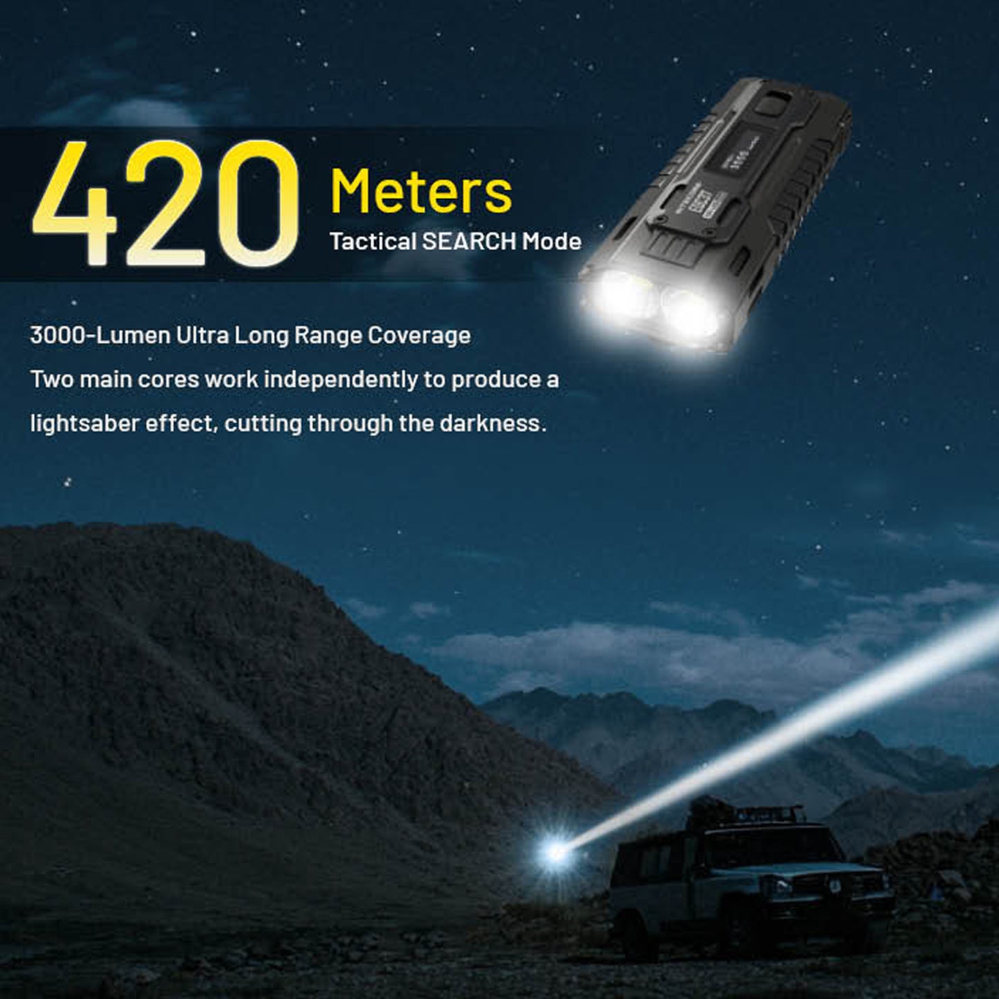 Nitecore EDC37 Rechargeable Flat Flashlight