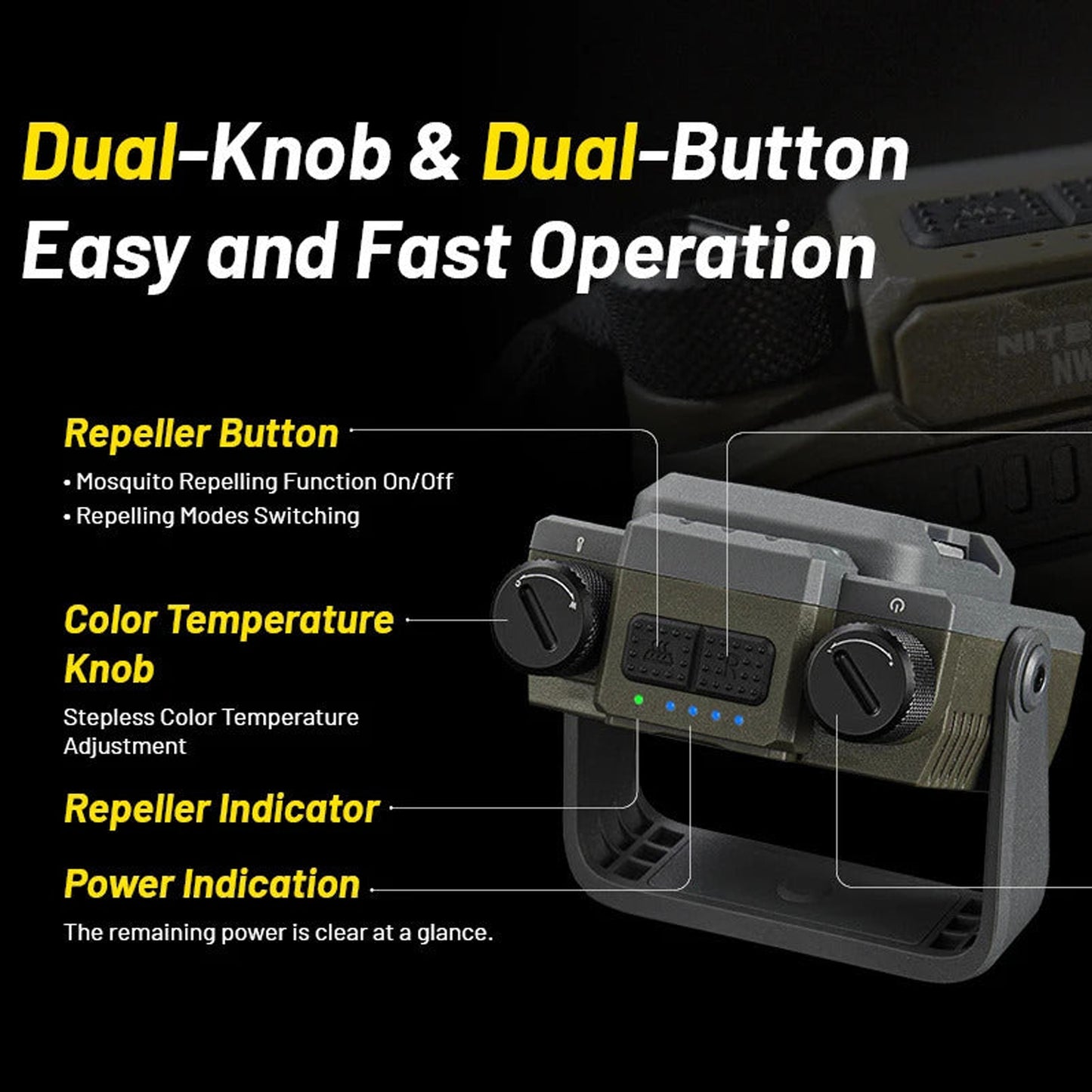 Nitecore NWL30 3-in-1 Outdoor Lantern & Mosquito Repeller