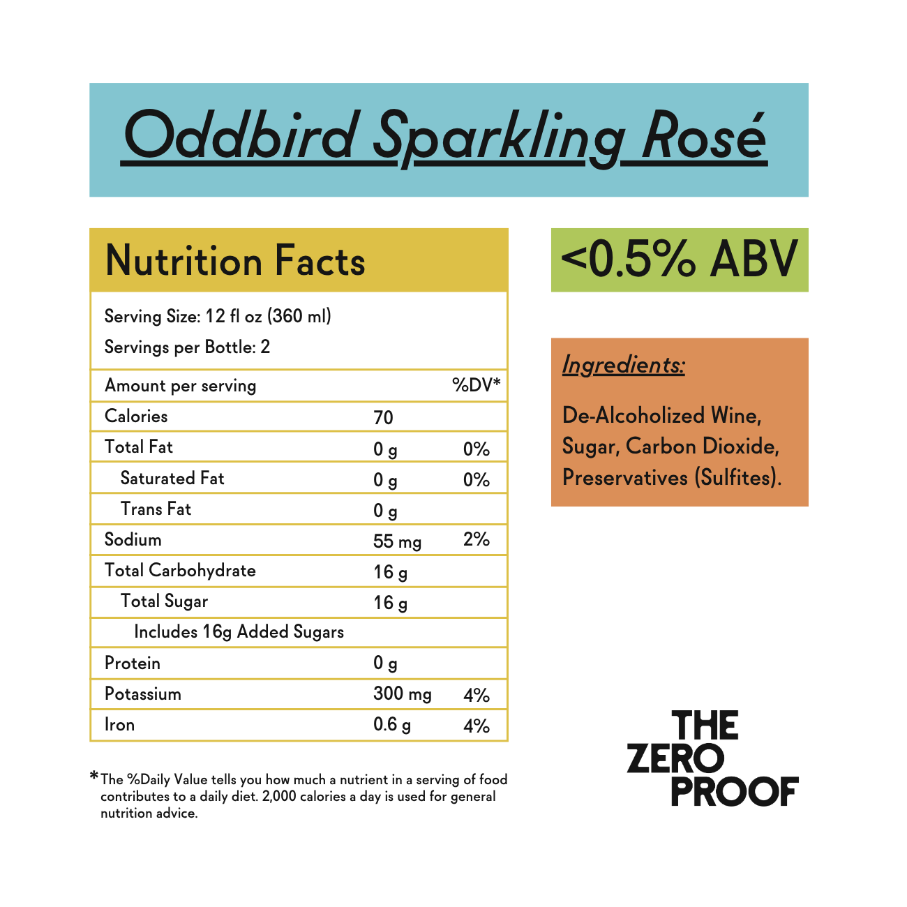 Oddbird Non-Alcoholic Sparkling Rosé