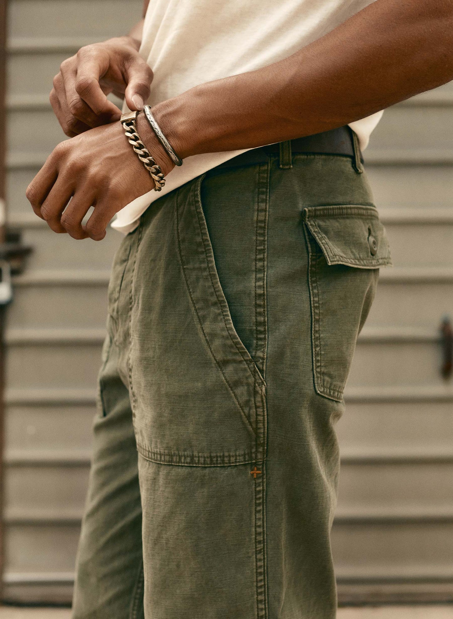 imogene + willie oliver military trouser