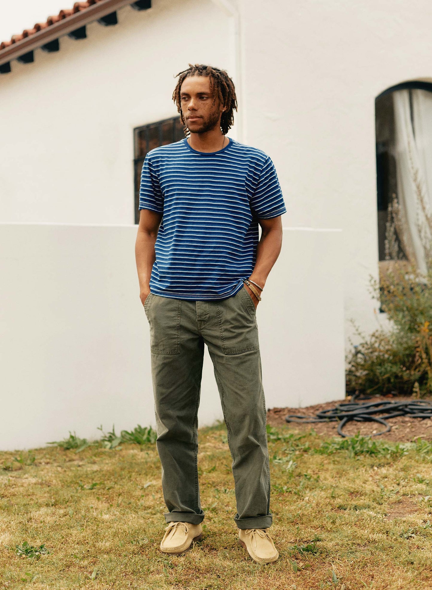 imogene + willie oliver military trouser