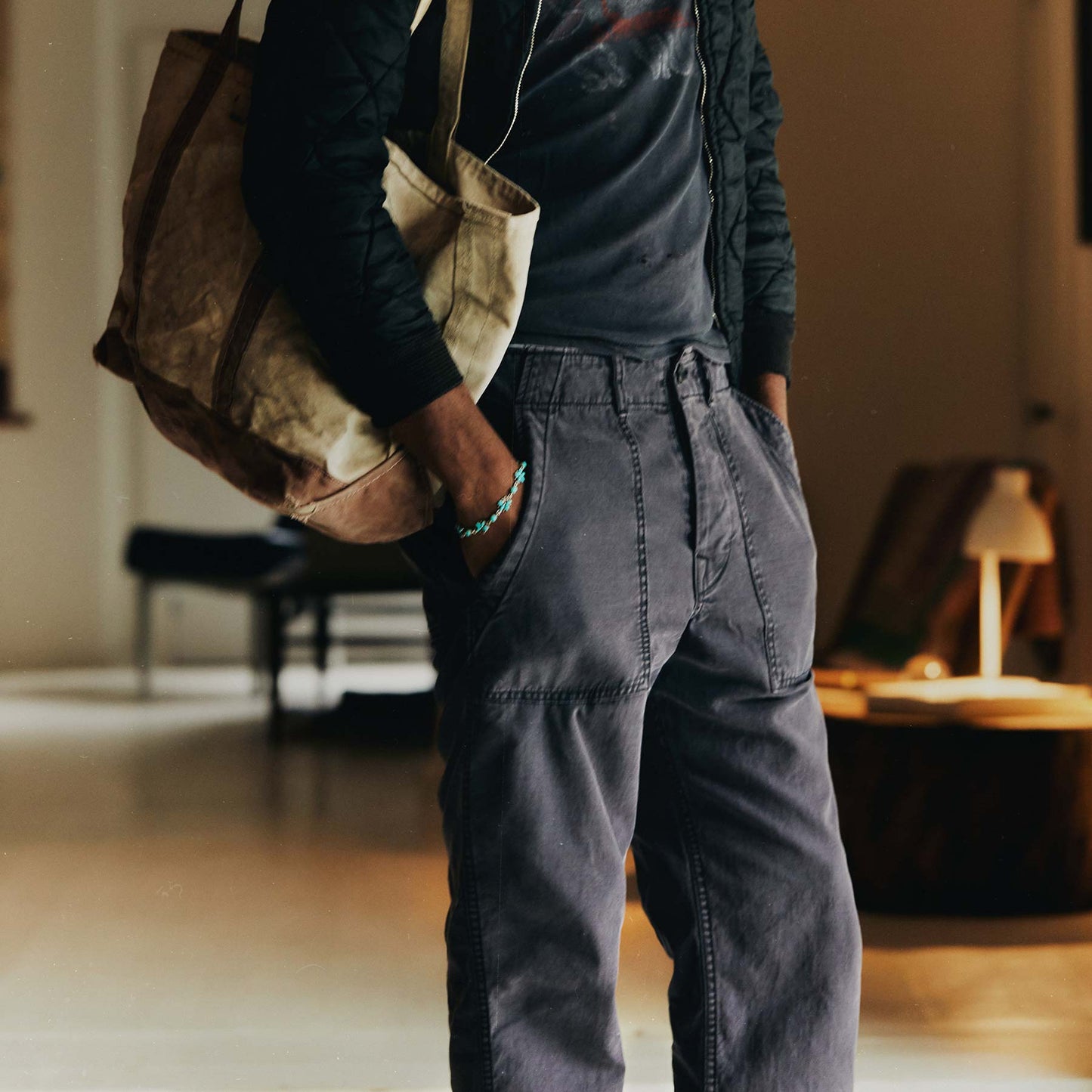 imogene + willie oliver military trouser