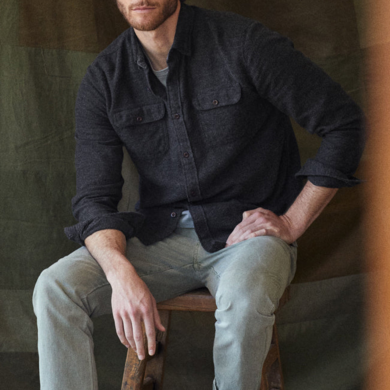 Outerknown Transitional Flannel Utility Shirt