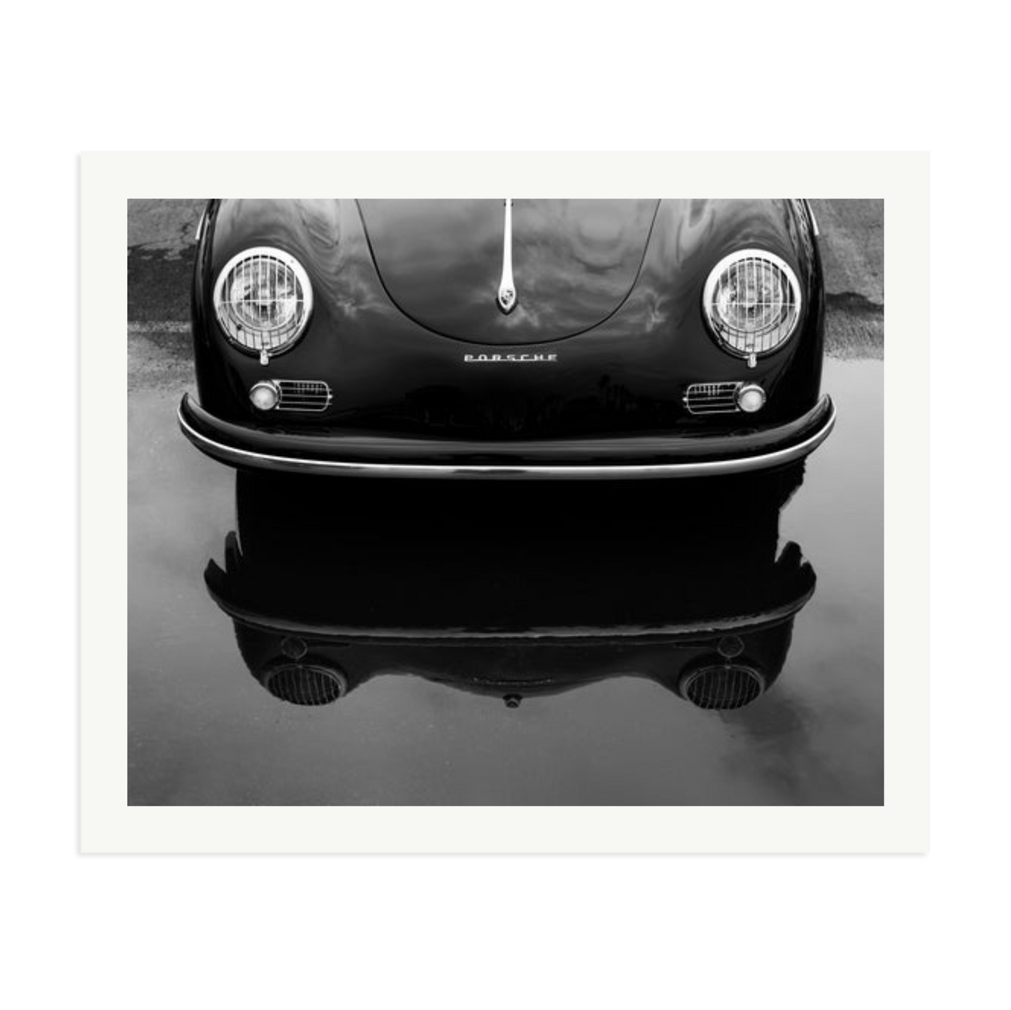 Porsche 356 Nose Framed Print Print Only XXL