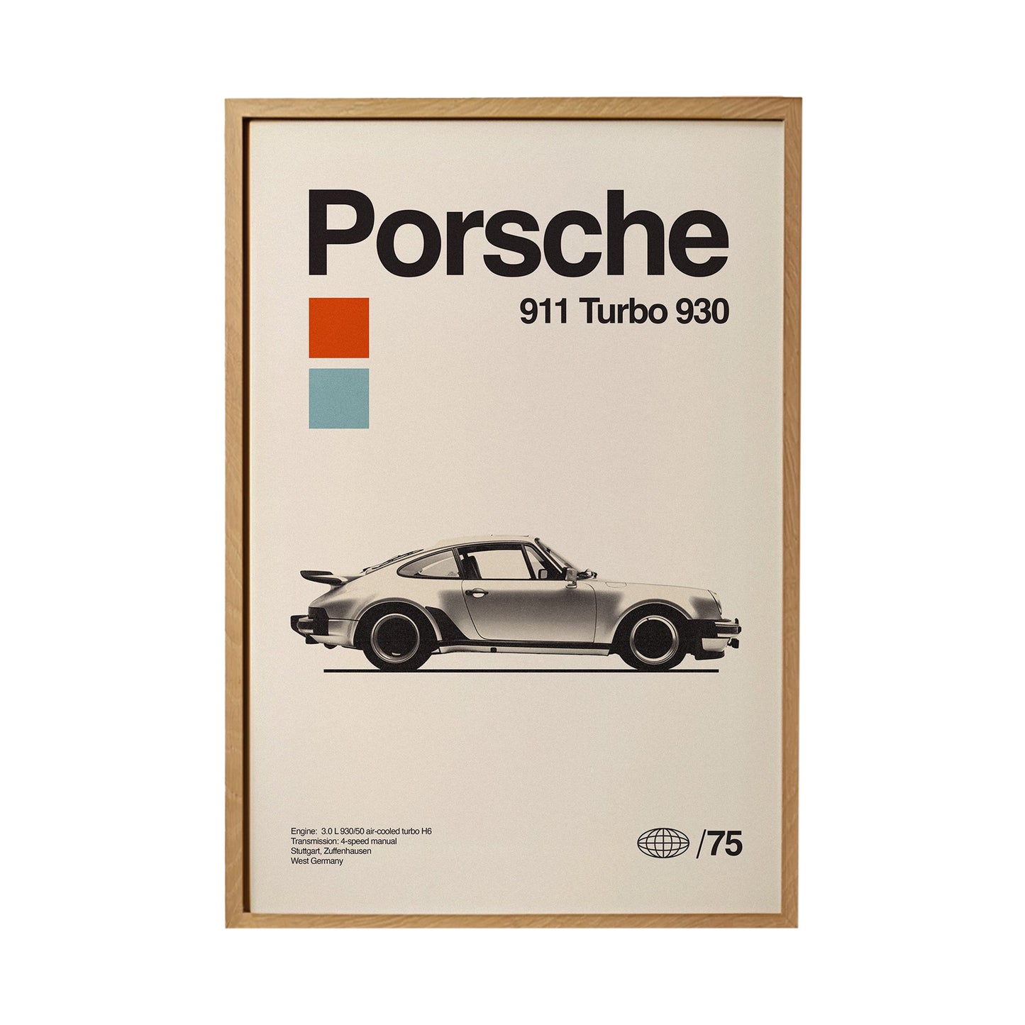 Porsche 911 Turbo 930 Poster